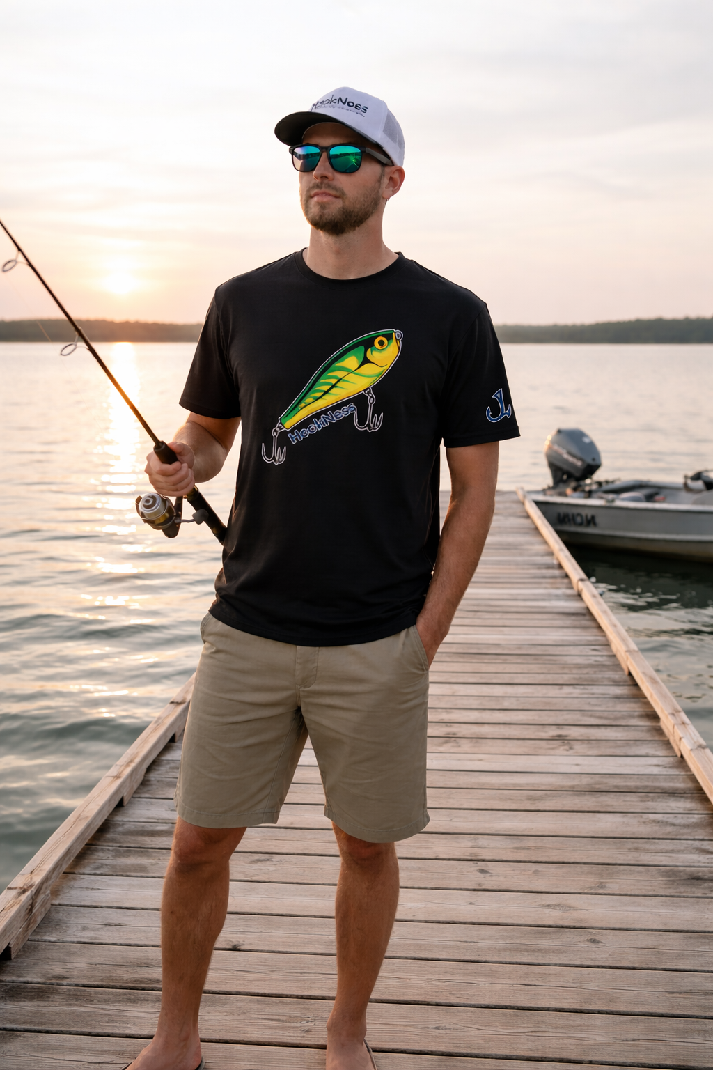 HookNess Performance Dry-Fit Fishing Tee
