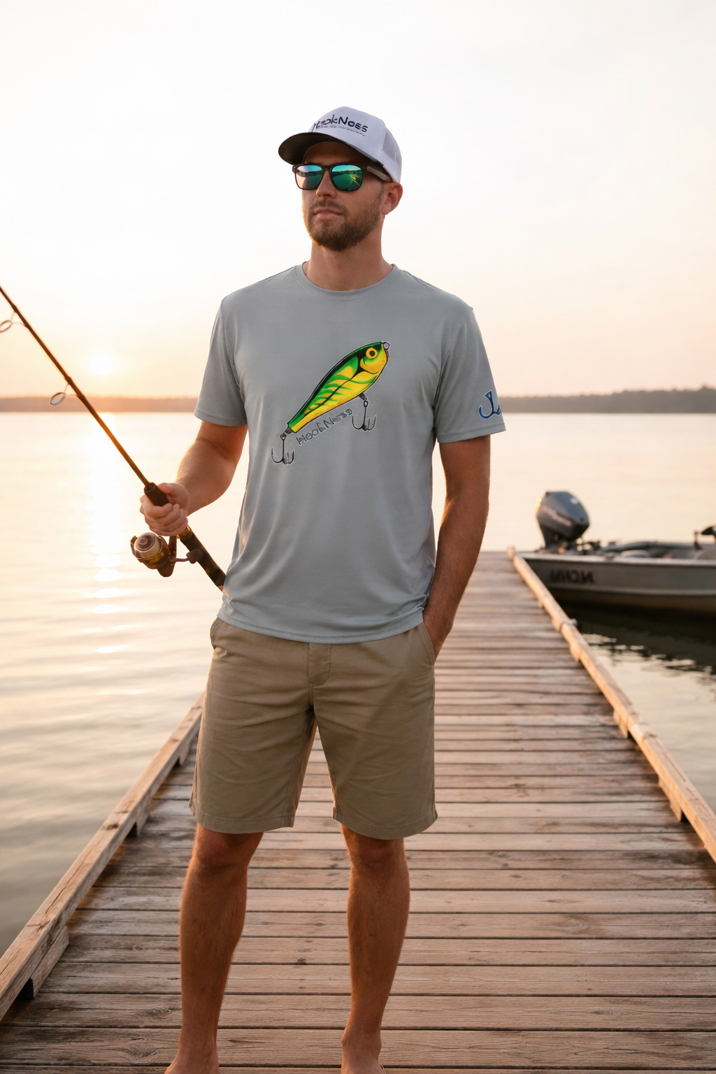 HookNess Performance Dry-Fit Fishing Tee