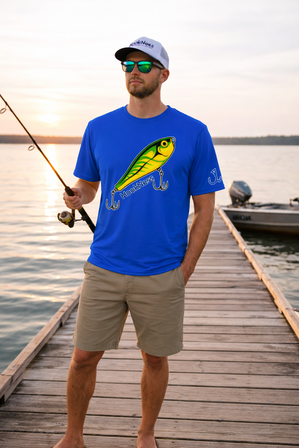 HookNess Performance Dry-Fit Fishing Tee