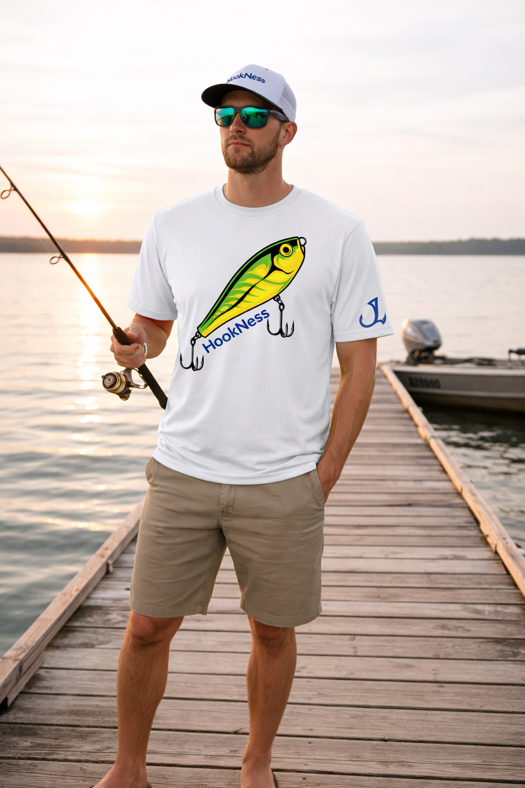 HookNess Performance Dry-Fit Fishing Tee